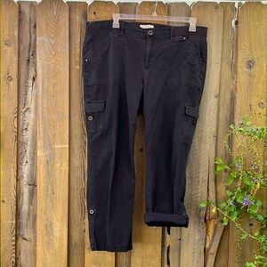 Black cargo pants